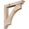 Ekena Millwork Westlake Traditional Smooth Bracket w/ Offset Brace, Douglas Fir, 5 1/2"W x 32"D x 32"H BKT0604X32X32WTL01SDF - alternate 1